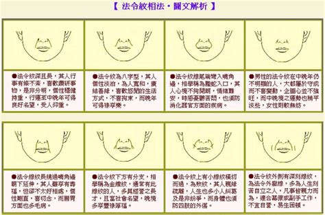 法令紋圖解|面相圖解，法令紋的詳細解說